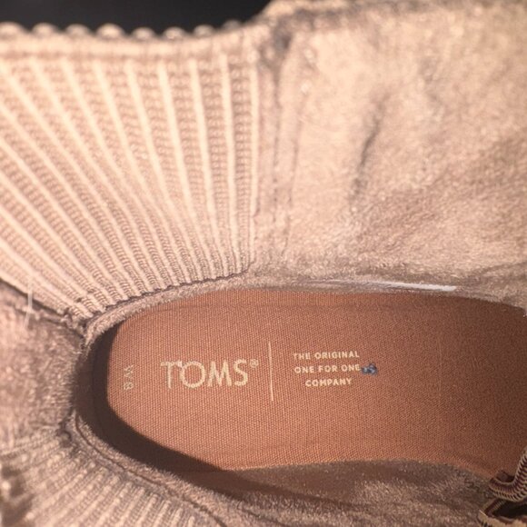 Toms Womens Frankie Nubuck Lug Sole Combat & Lace-up Boots - Picture 3 of 6